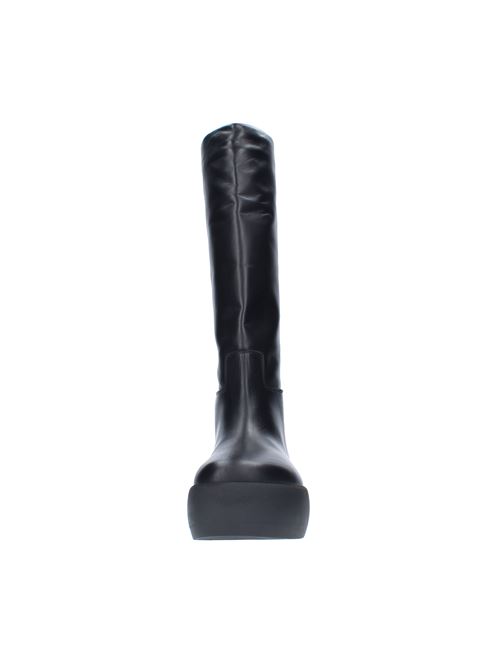 GIA 16 leather boots GIA BORGHINI | GIA 16NERO